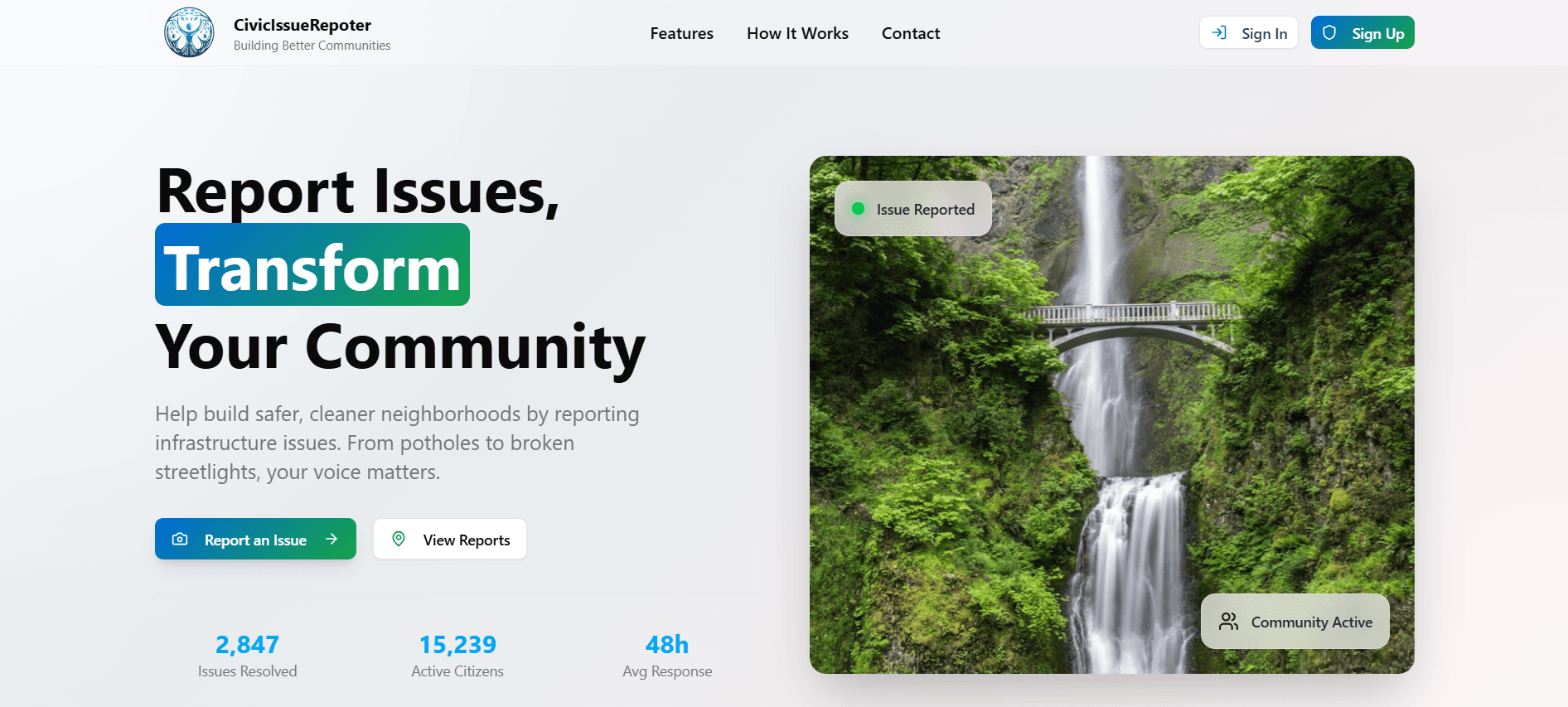 Civic Issue Reporter